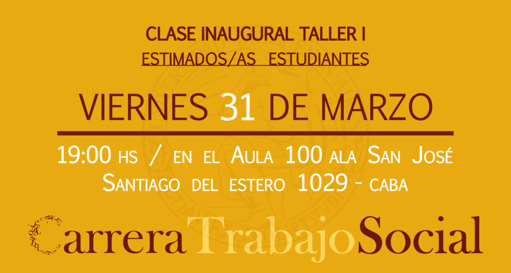 destacada inaugural taller I